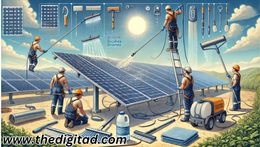 Instruments Required for Cleaning Solar Panels